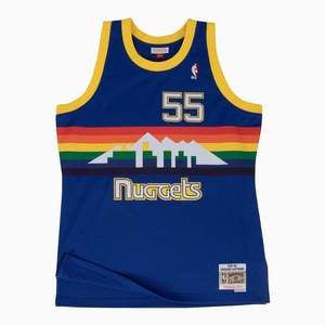Swingman Dikembe Mutombo Denver Nuggets Road NBA 1991-92 Jersey (Brand New)